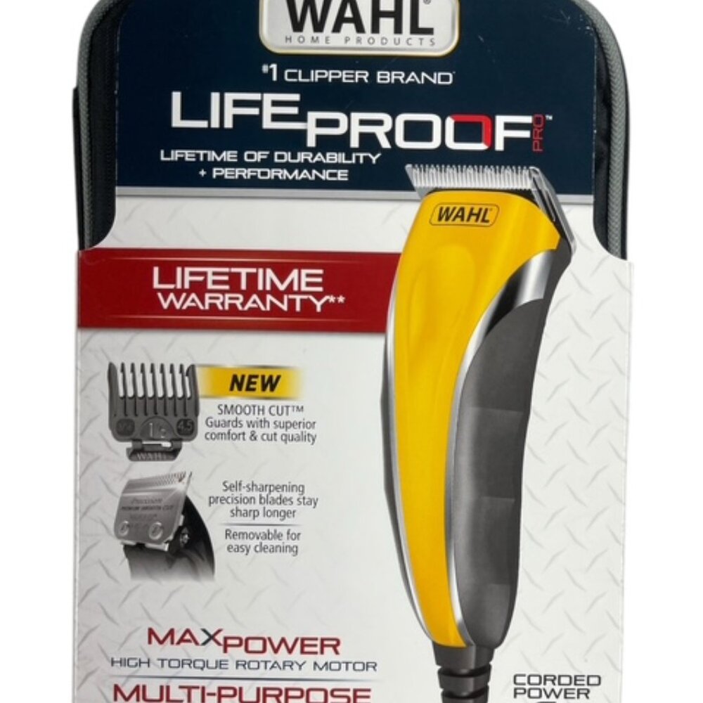 WAHL 21 pieces with Black Carrying Case Shaver for Hair, Breads, & Body Grooming